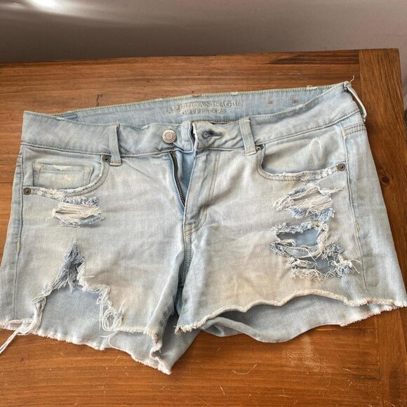 American Eagle Light Denim Shorts - Picture 1 of 4
